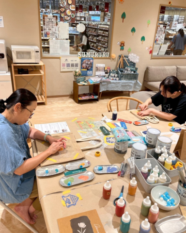 つながる市でワークショップを行いました！